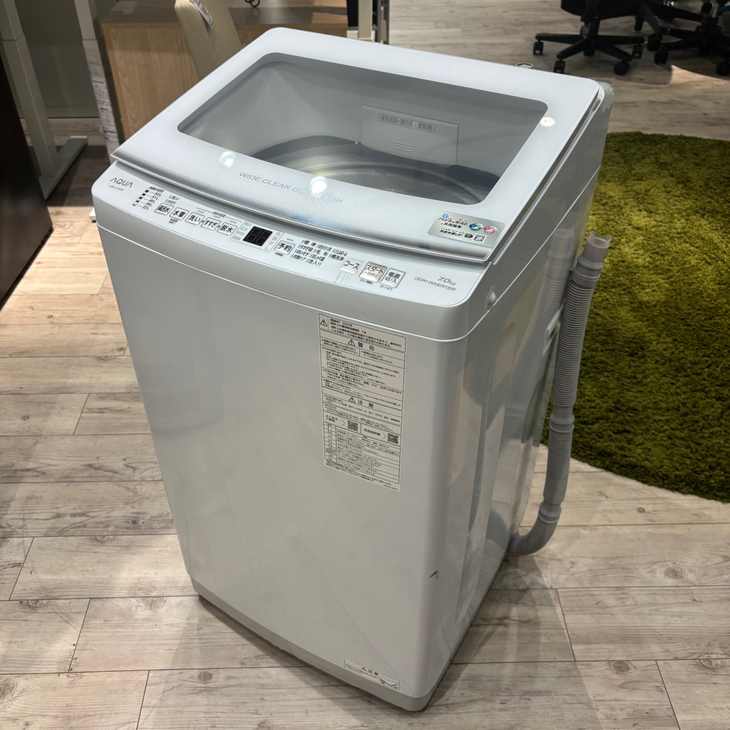 洗濯機アクア　①