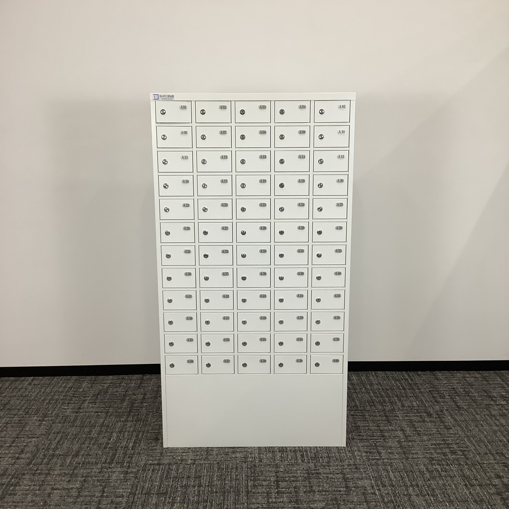 携帯電話ロッカー(5列12段・シリンダー錠2