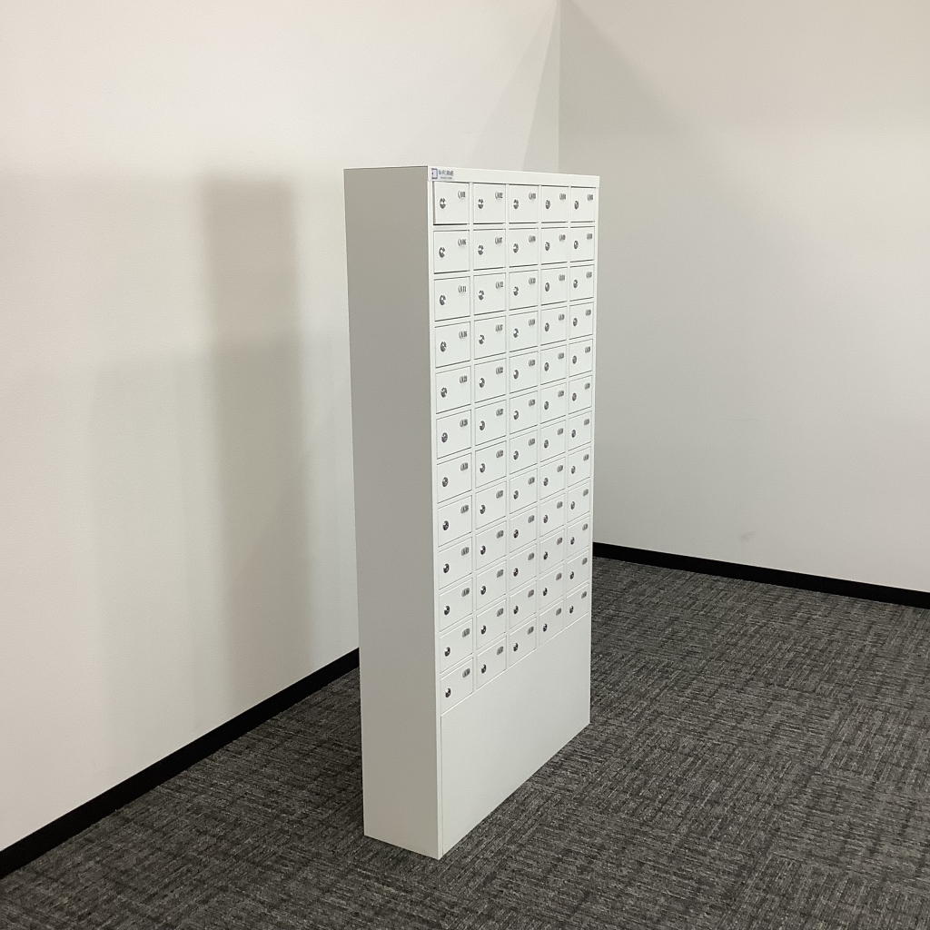 携帯電話ロッカー(5列12段・シリンダー錠3