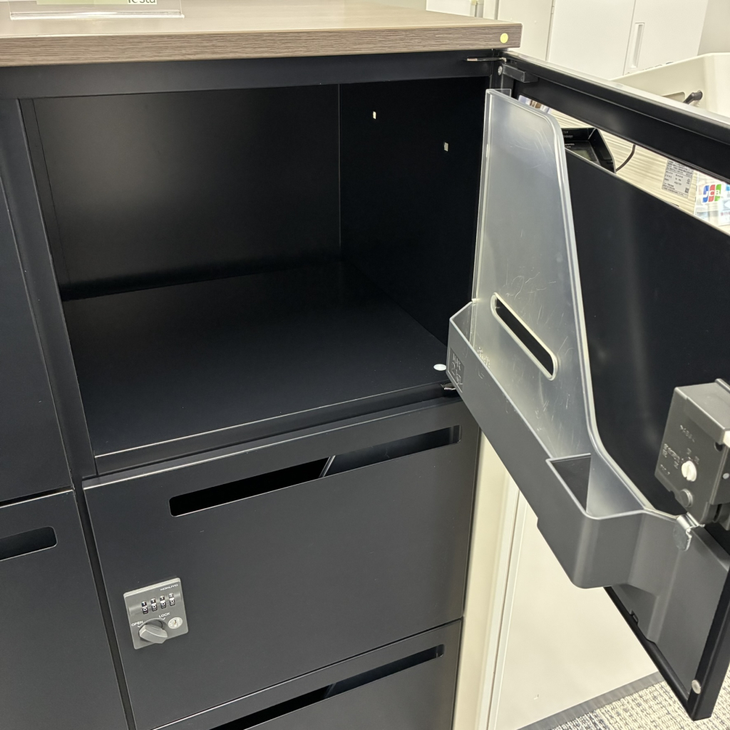 パーソナルロッカー6人用ブラックダイヤルロック4