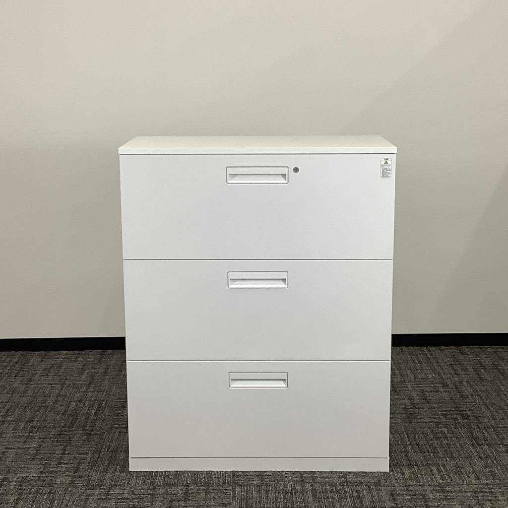 キャビネット3段ラテラル下置天板2