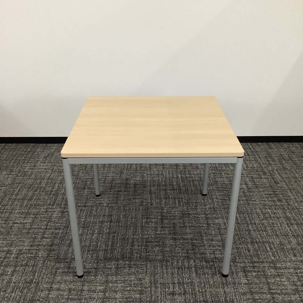 角テーブル800天板木目2