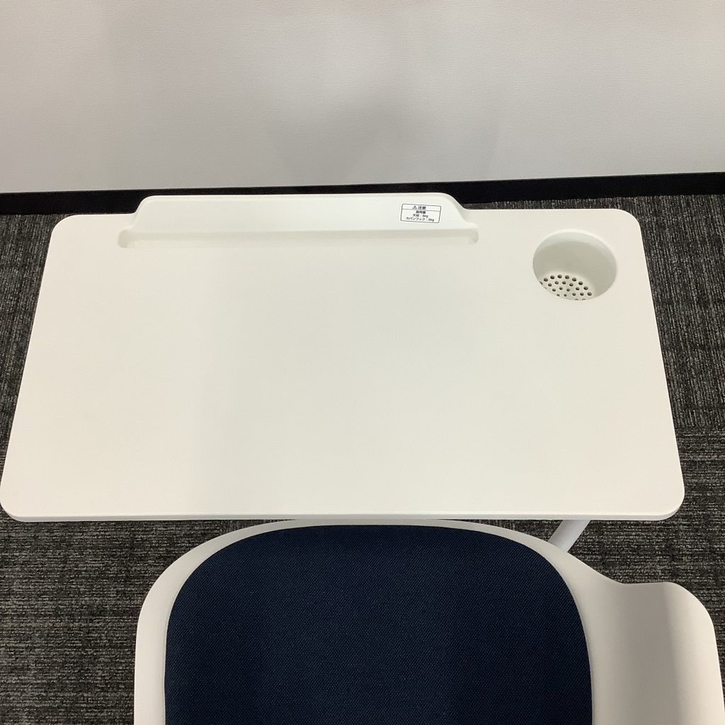 ミーティングチェア肘付コクヨオールインワンブルー8