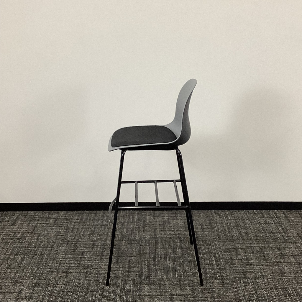 ハイチェア グレー・脚ブラック4