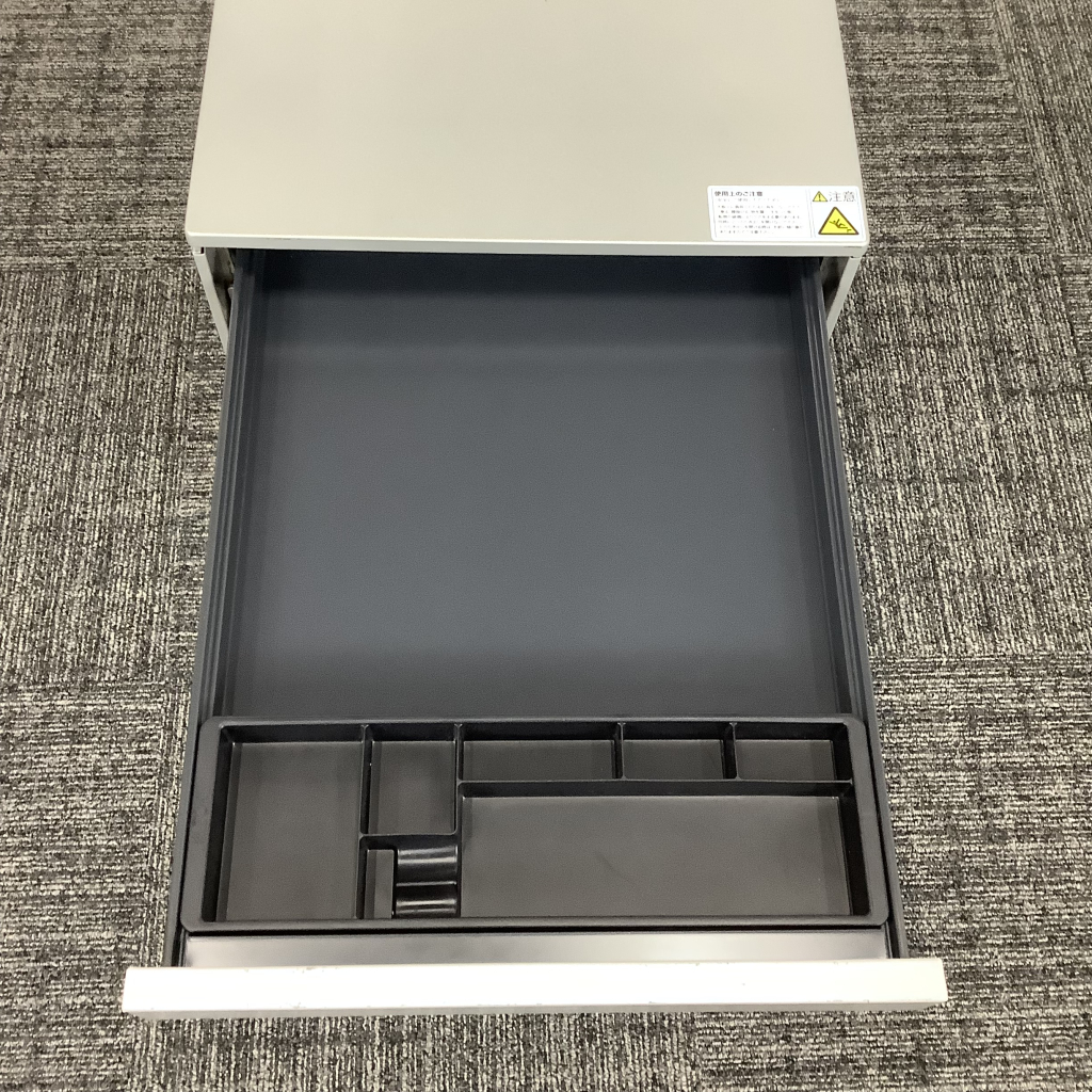 ワゴンイトーキ3段シルバーグレー B品6