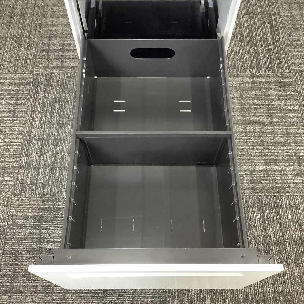 ワゴンオカムラ3段ホワイト6