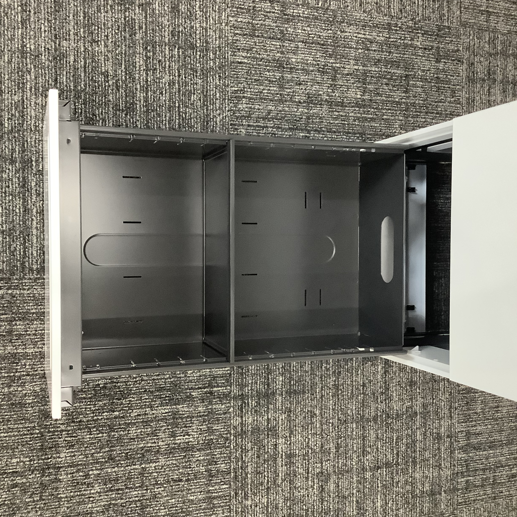 ワゴンオカムラ3段ホワイト7