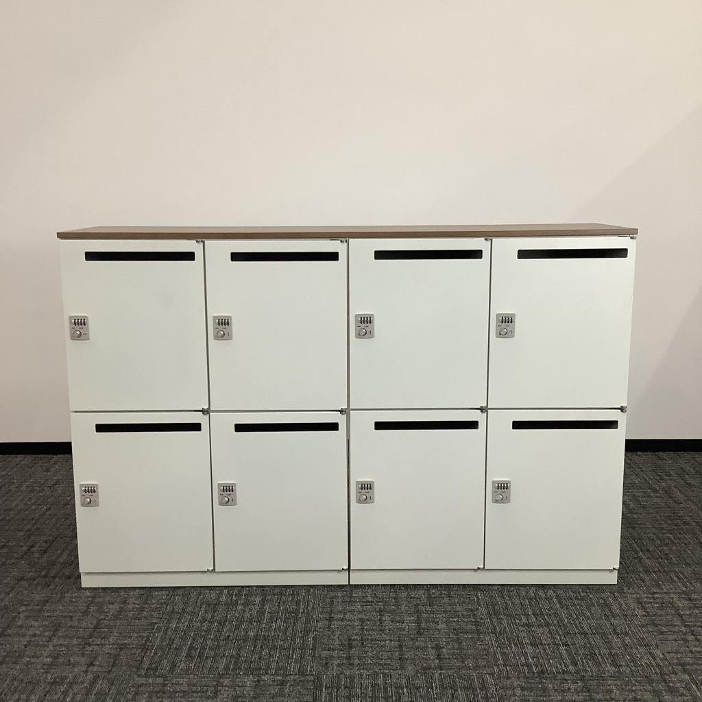 収納庫パーソナル4人用天板 2台セットB品2