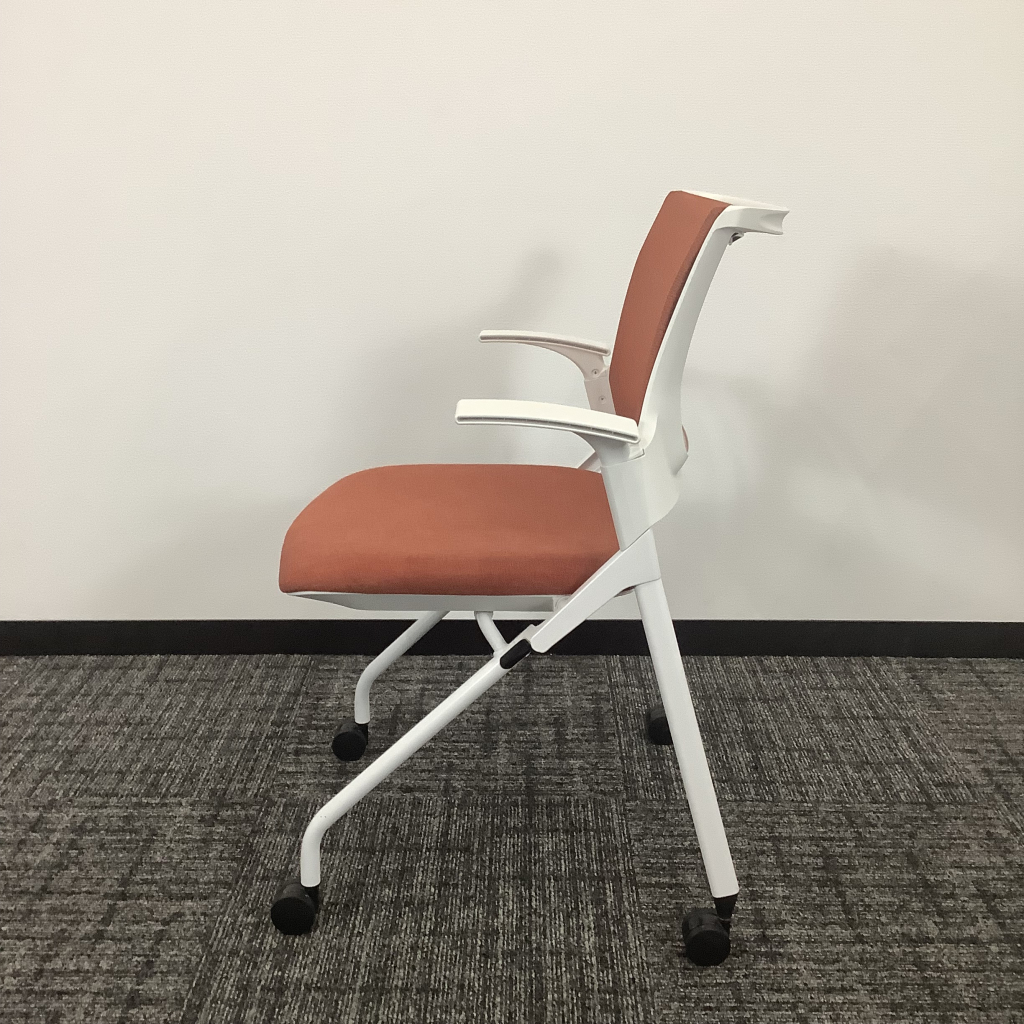 ミーティングチェア オレンジ4