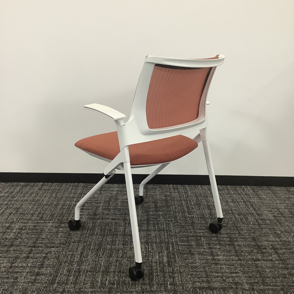 ミーティングチェア オレンジ5