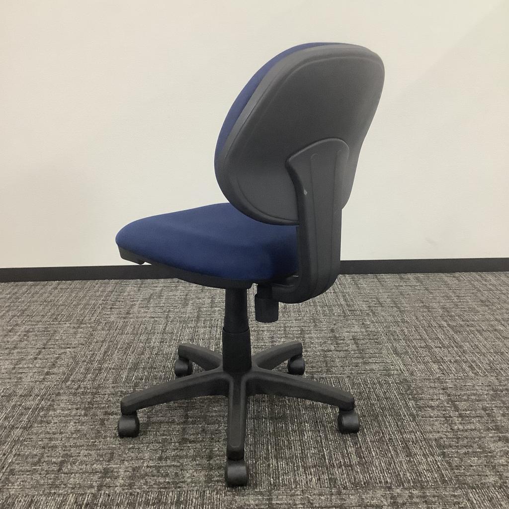 オフィスチェア 肘無ブルー  ナカバヤシ5