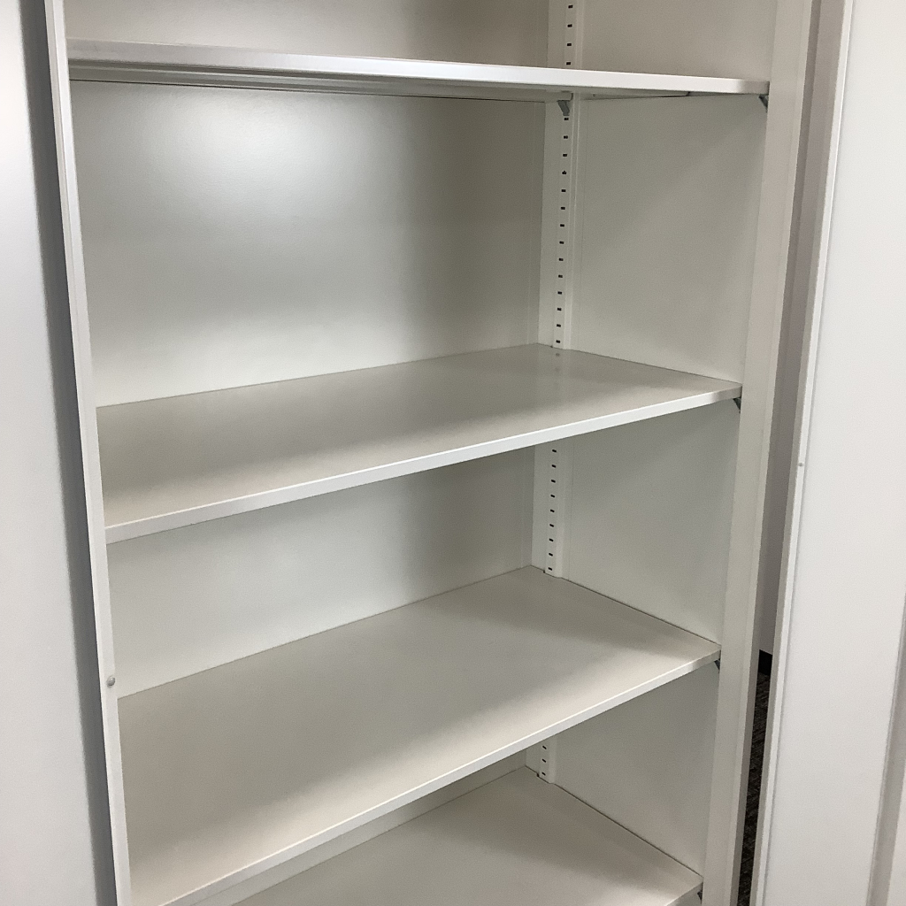 ハイキャビネット(両開)H2160 ホワイト5