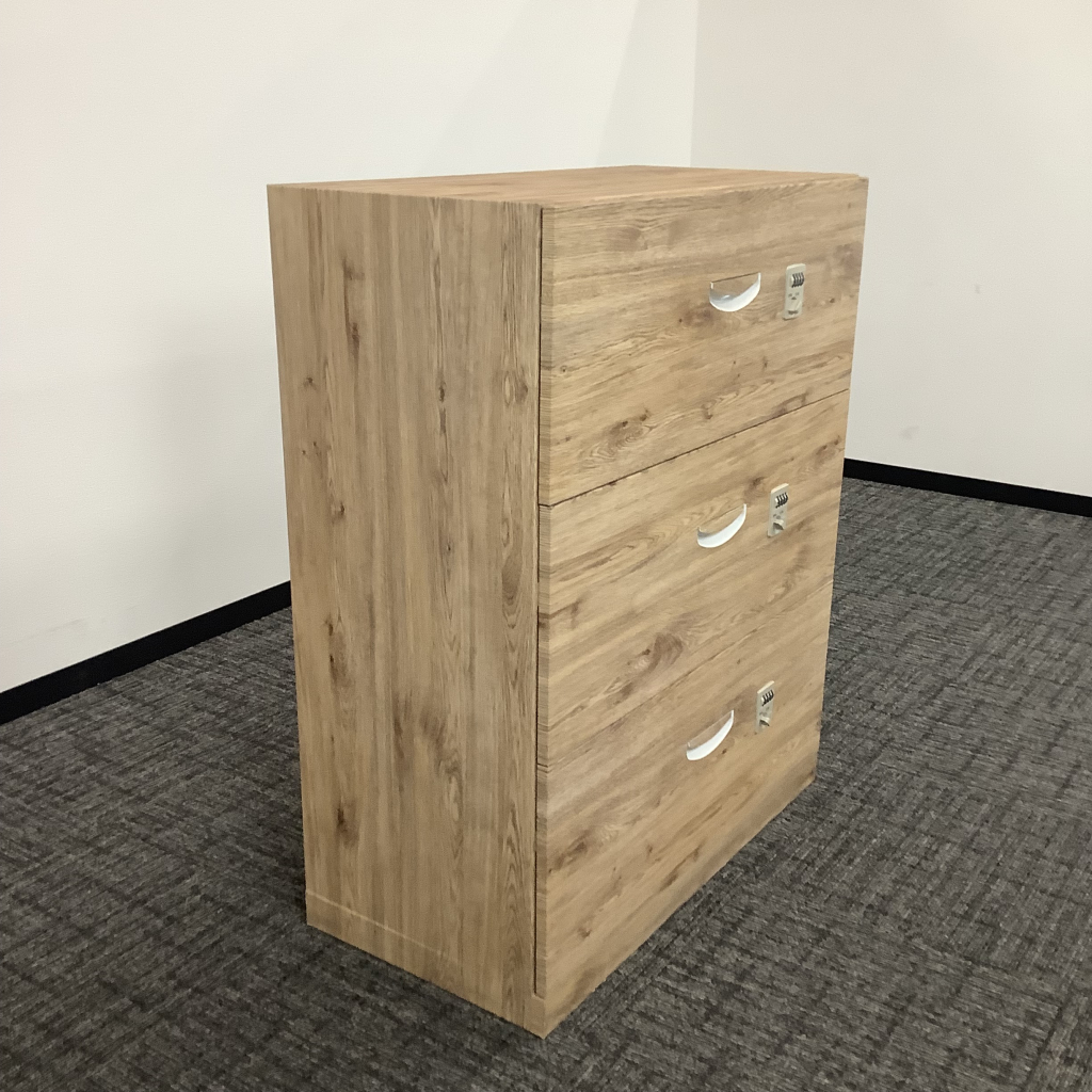 ラテラル書庫3段4