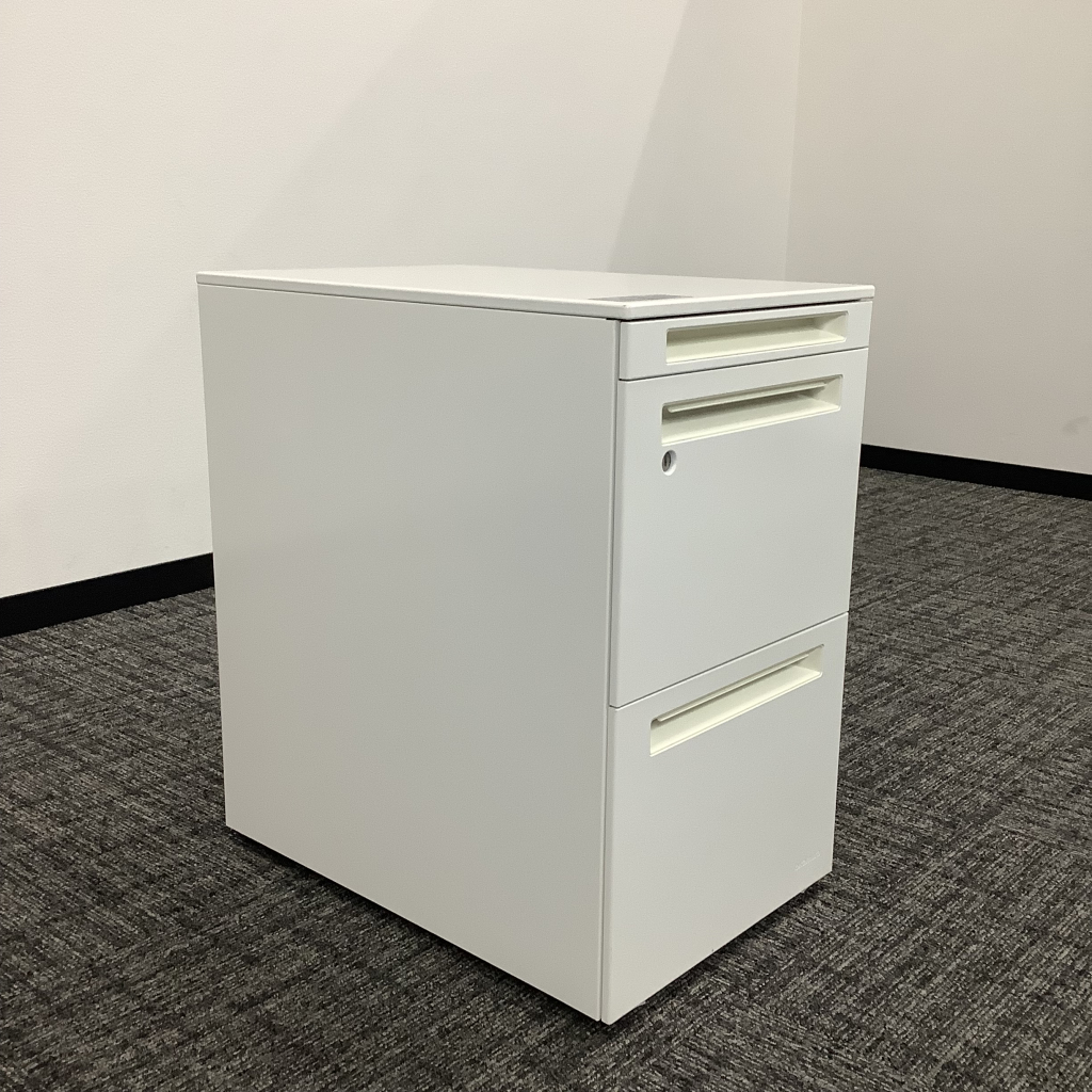インワゴン3段H650 ホワイトオカムラ3