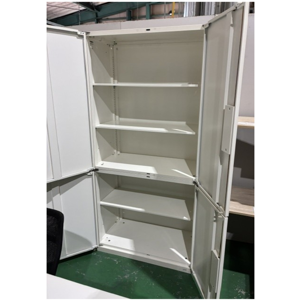 両開書庫上下セット   オカムラ2