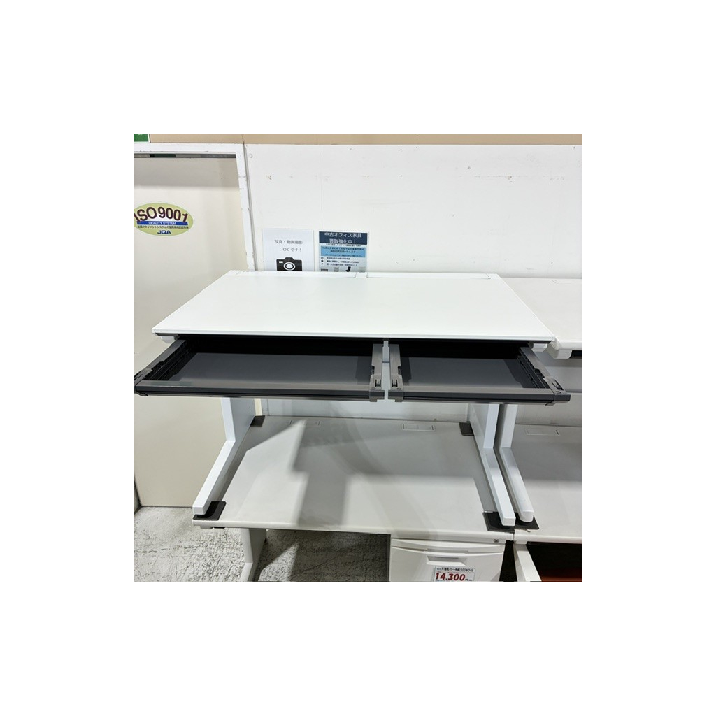 平デスクコクヨW1000ホワイト2