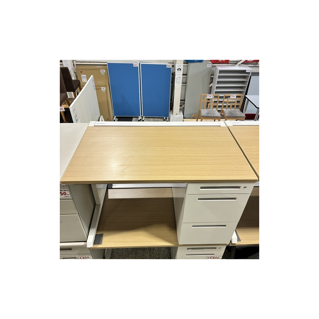 片袖机イトーキW1100木目3