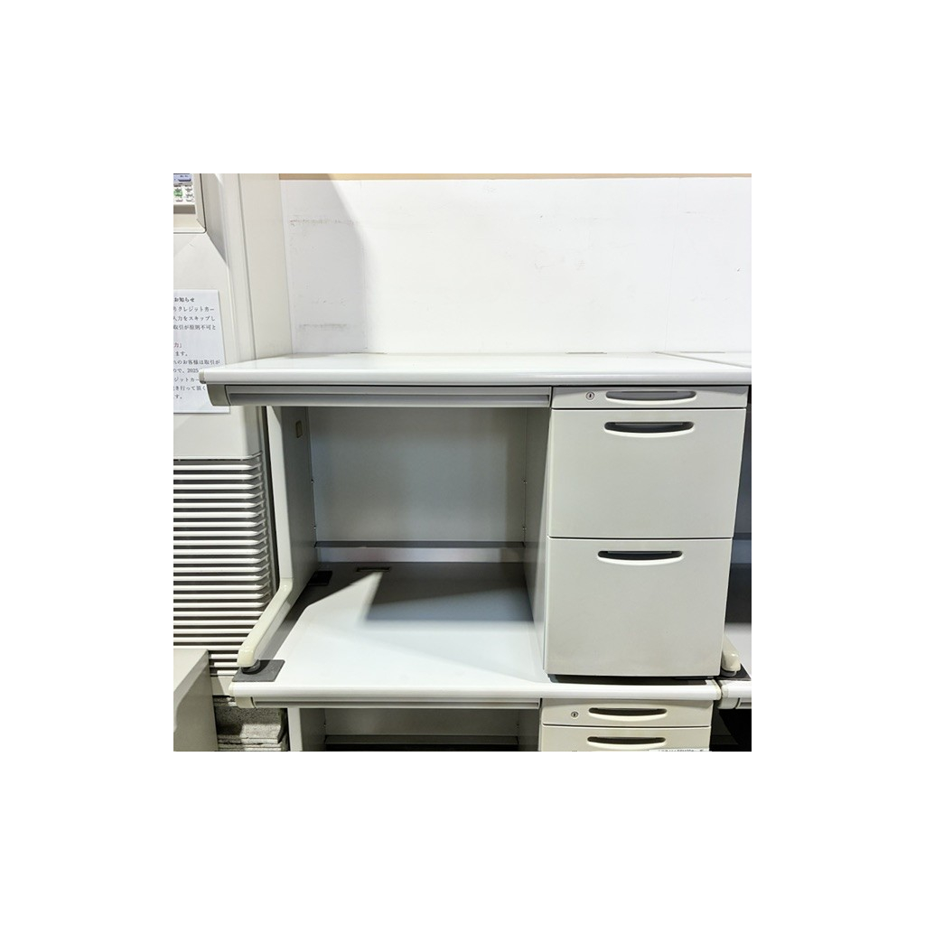 片袖机オカムラW1100ニューグレー2