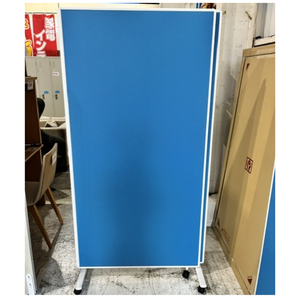 2連パーテーション キャスター脚1