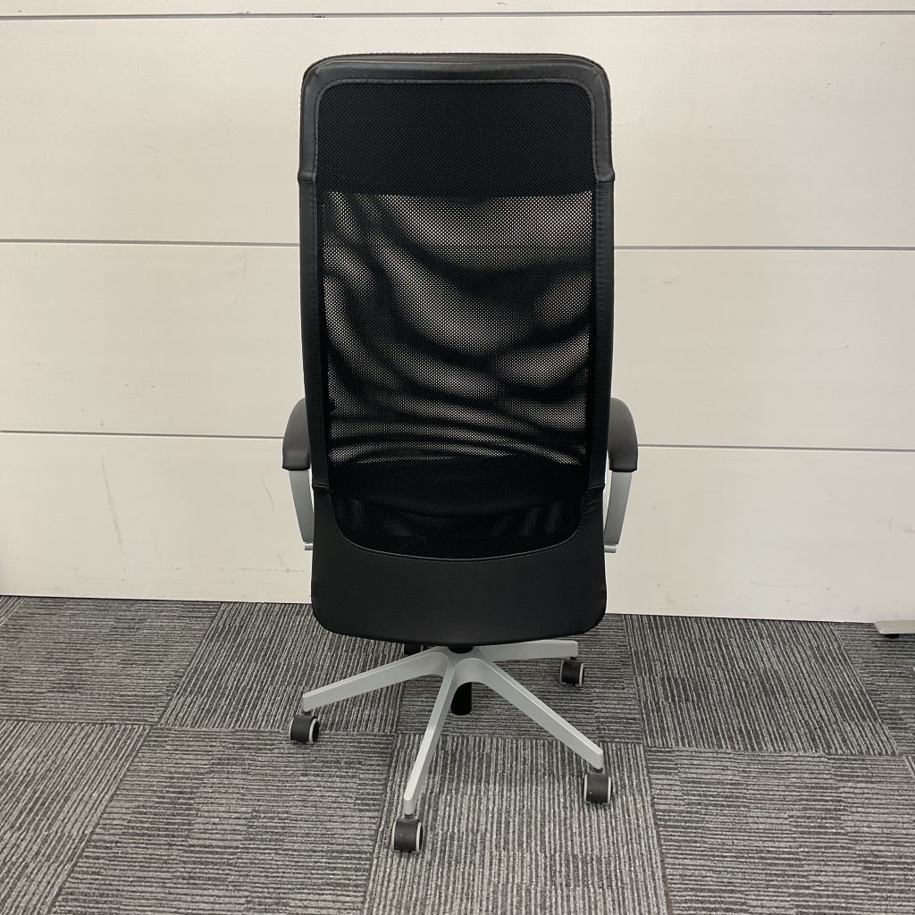 オフィスチェアハイバック ヘッドレスト付PUレザー3