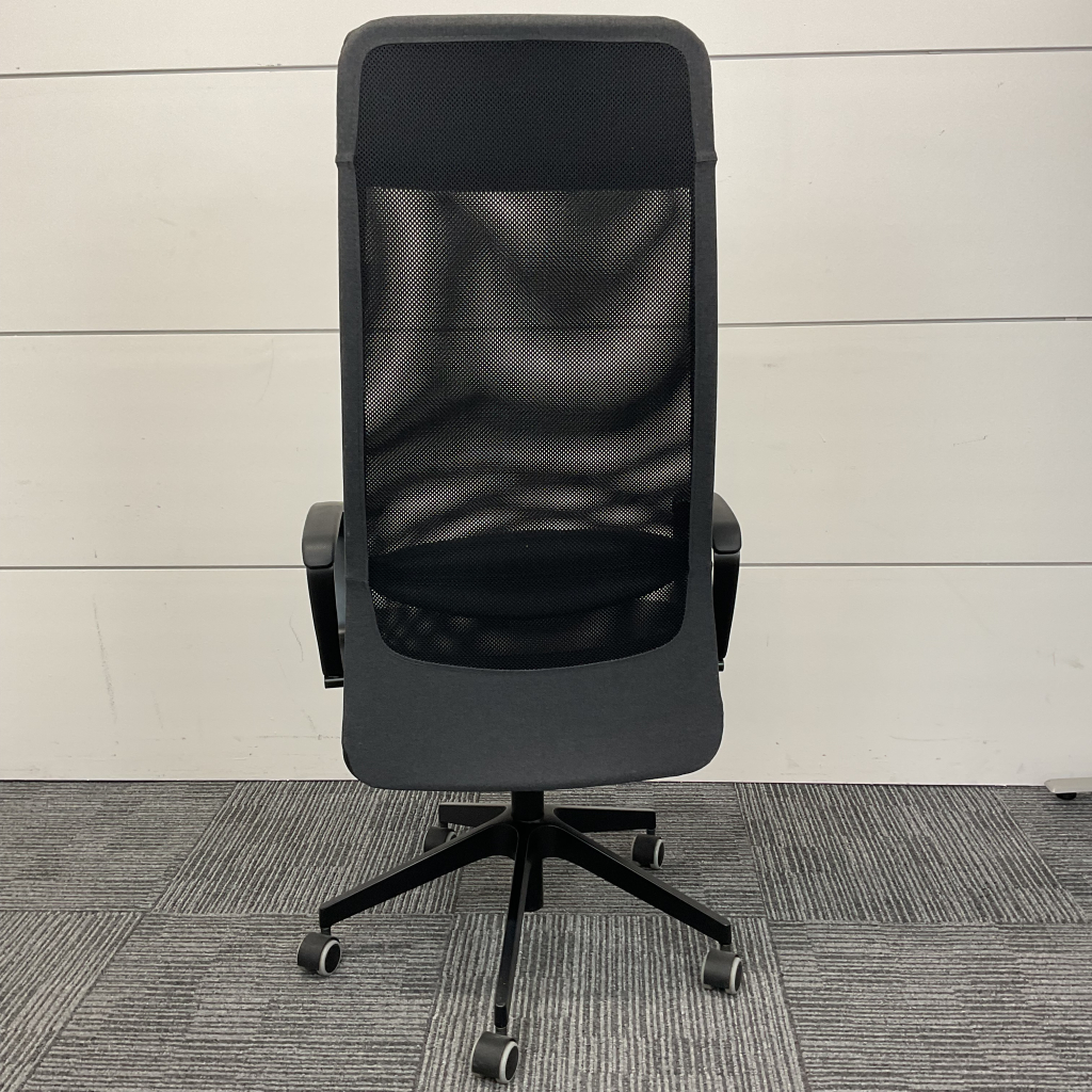 オフィスチェアハイバック ヘッドレスト付 布張り3