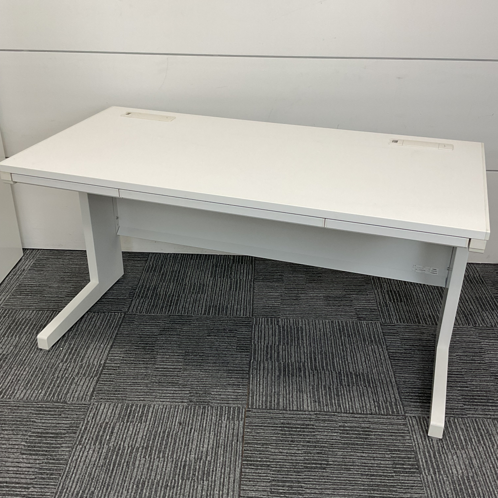 平デスクイナバホワイト W14001