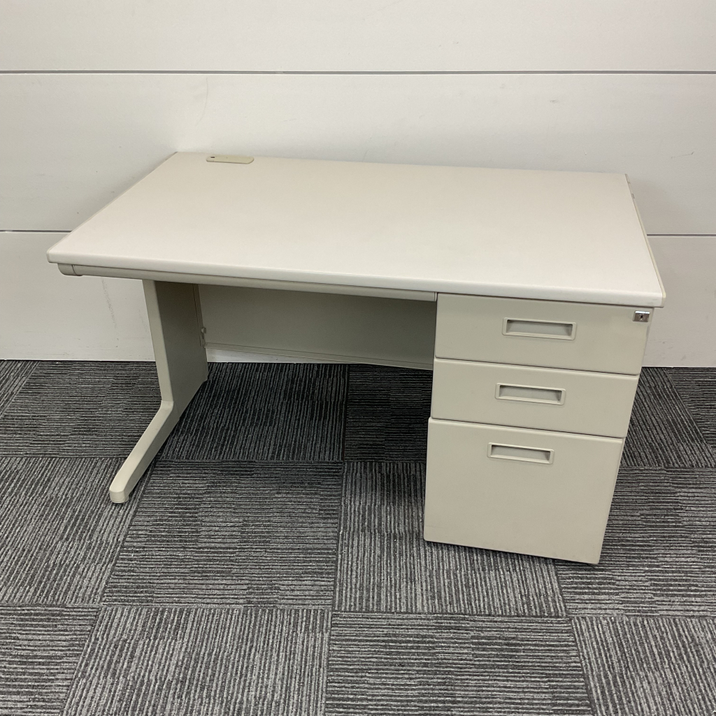 オフィスデスク片袖机 W1200 TOYOニューグレー1