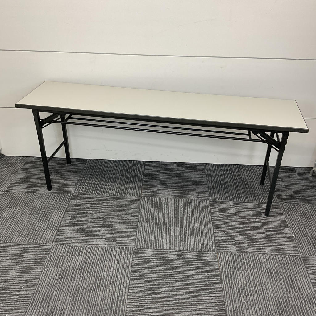 会議テーブルW1800折りたたみ ニューグレー1