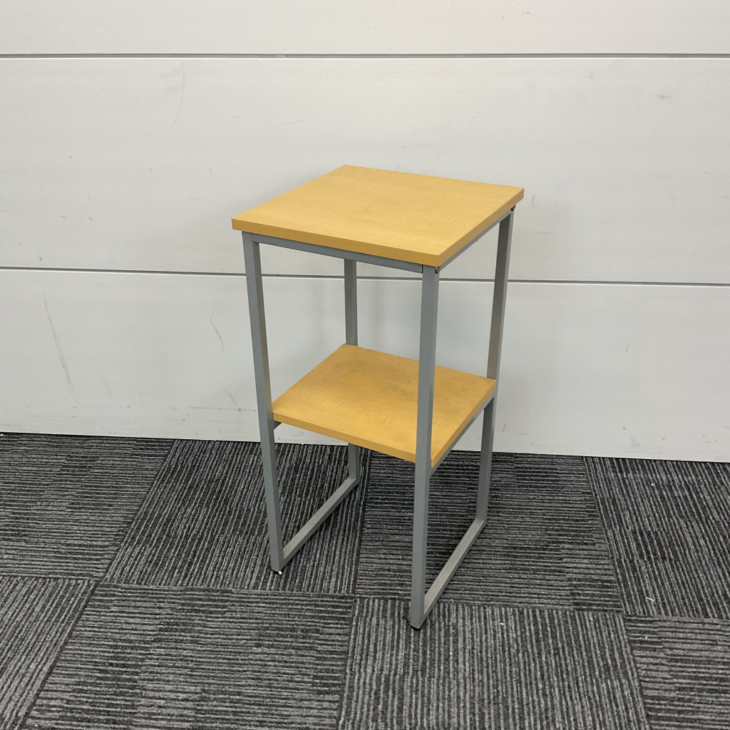 電話台 木目調 チーク色1