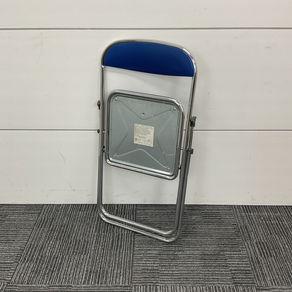 折畳椅子 ブルー2