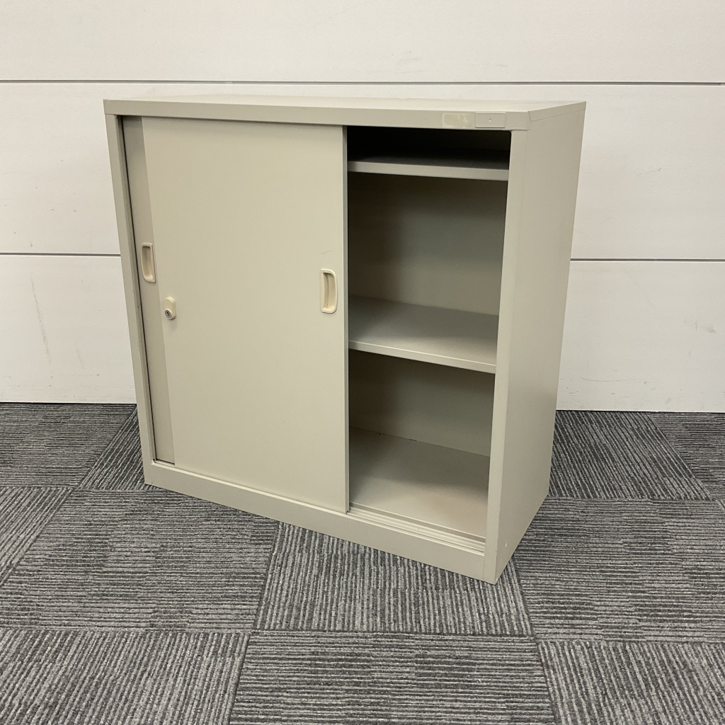 引違書庫 スチール戸ニューグレー2