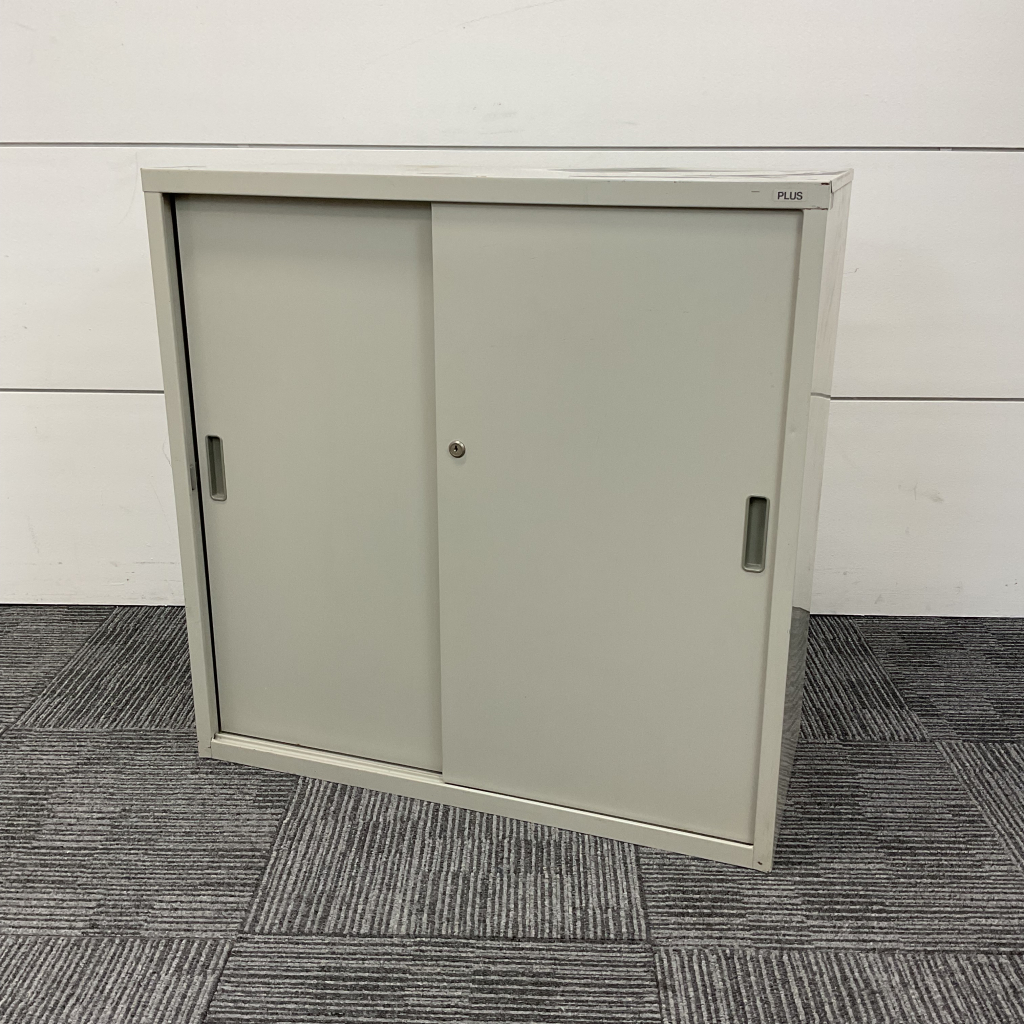 引違書庫 スチール戸 ニューグレー1