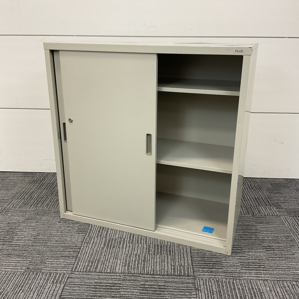 引違書庫 スチール戸 ニューグレー2