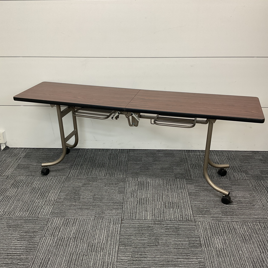 会議テーブル フライトテーブル 折畳木目調1