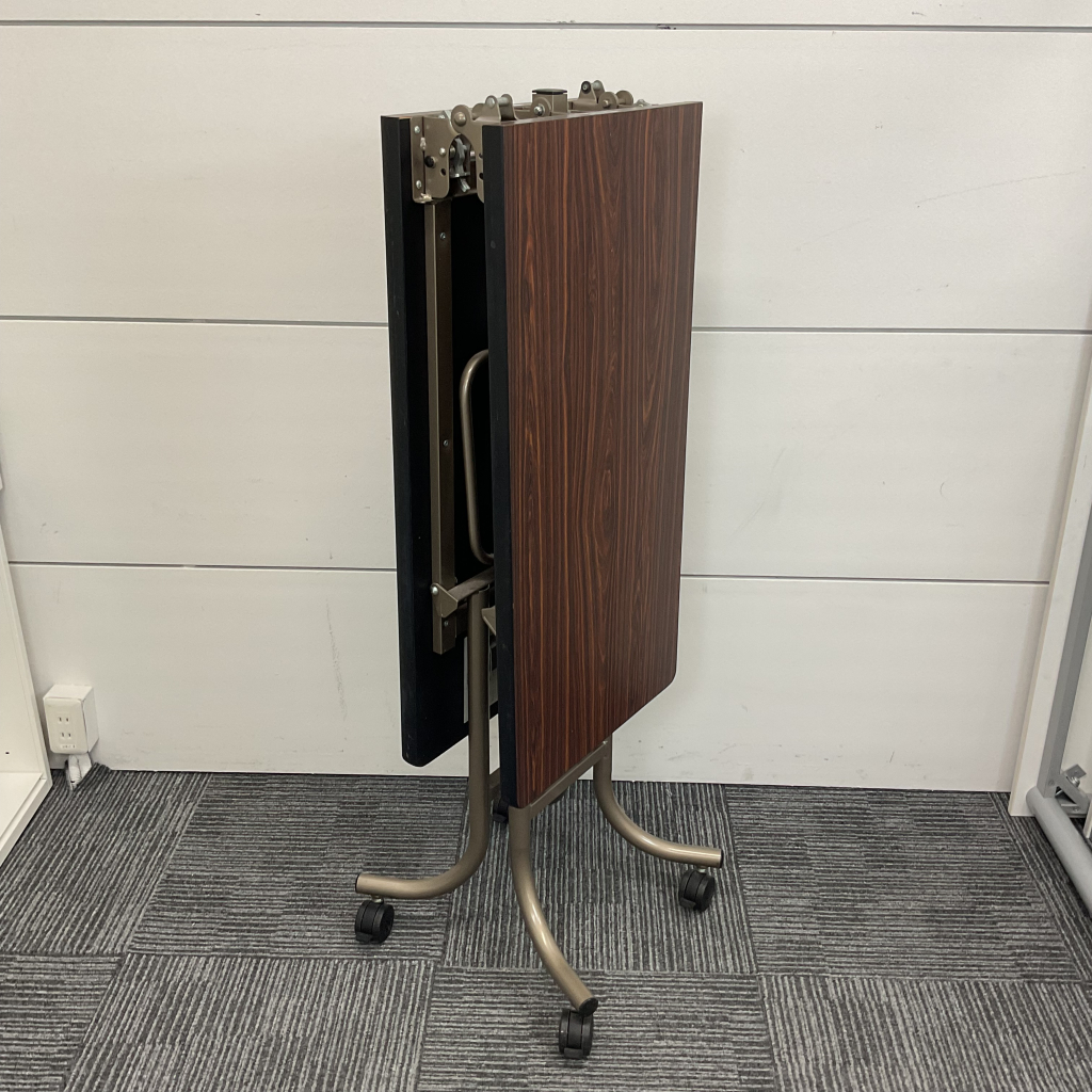 会議テーブル フライトテーブル 折畳木目調2