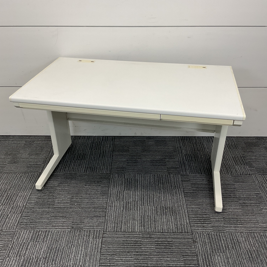 平デスク ビラージュ W1200 ホワイト オカムラ1