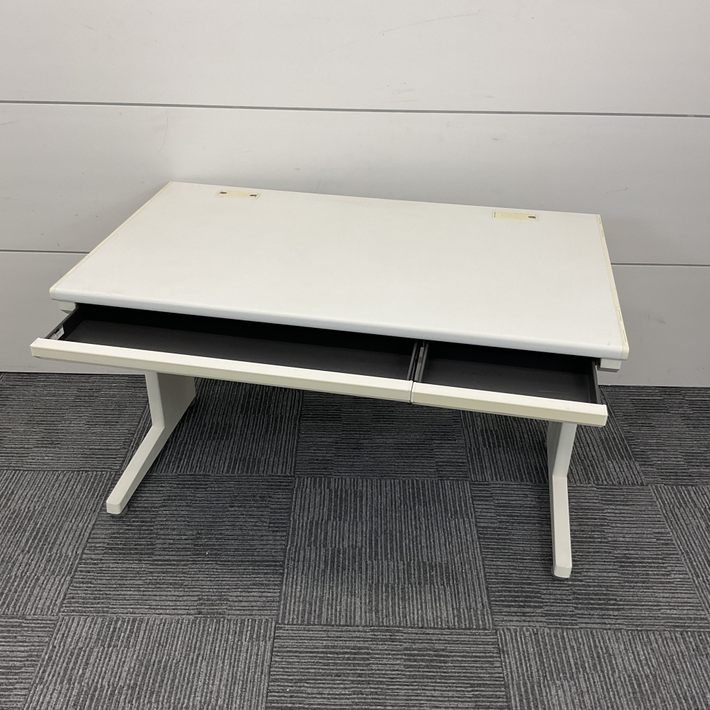 平デスク ビラージュ W1200 ホワイト オカムラ2