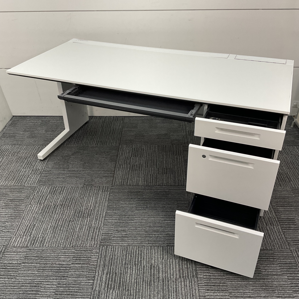 片袖デスクIS W1600 ホワイト コクヨ3