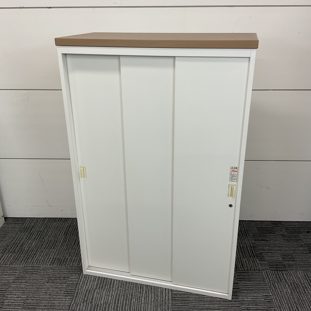 引違書庫 3枚扉天板有オカムラ1