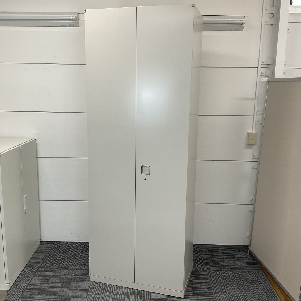 両開きキャビネット W800 H2150 ニューグレー1