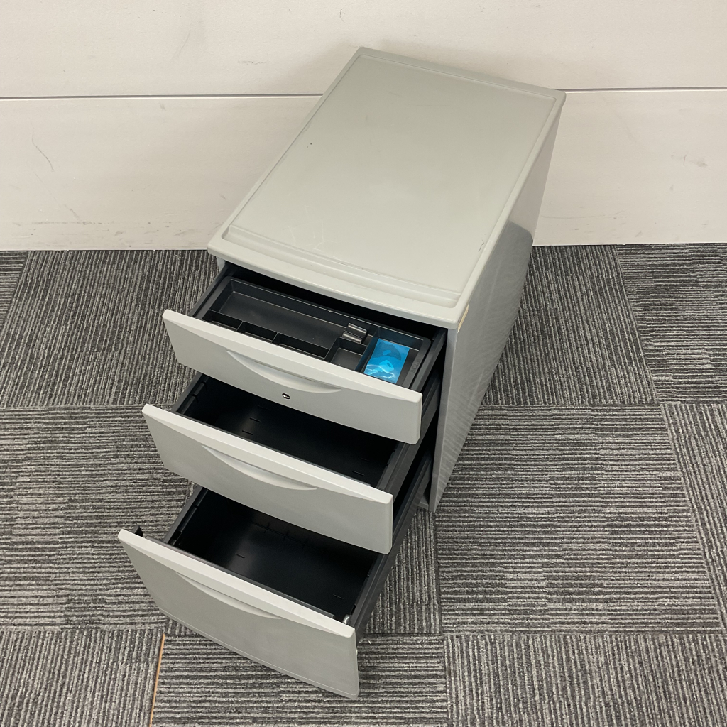 インワゴン 3段 H618 イトーキ グレー2