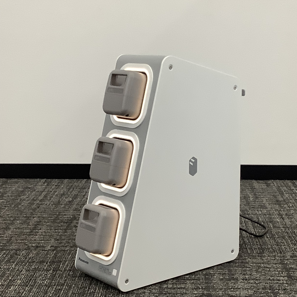可搬型バッテリー 3台同時専用充放電機器3